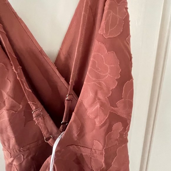 New Lulus Days of Beauty Vintage Rose Burnout Floral Skater Dress Size XS P3 - Picture 10 of 11